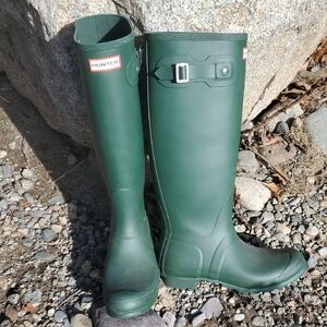 Hunter Green Women's Rain Boots
